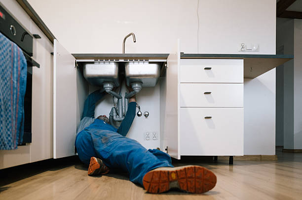 Professional Drain Cleaning technician working in Hadley, MA